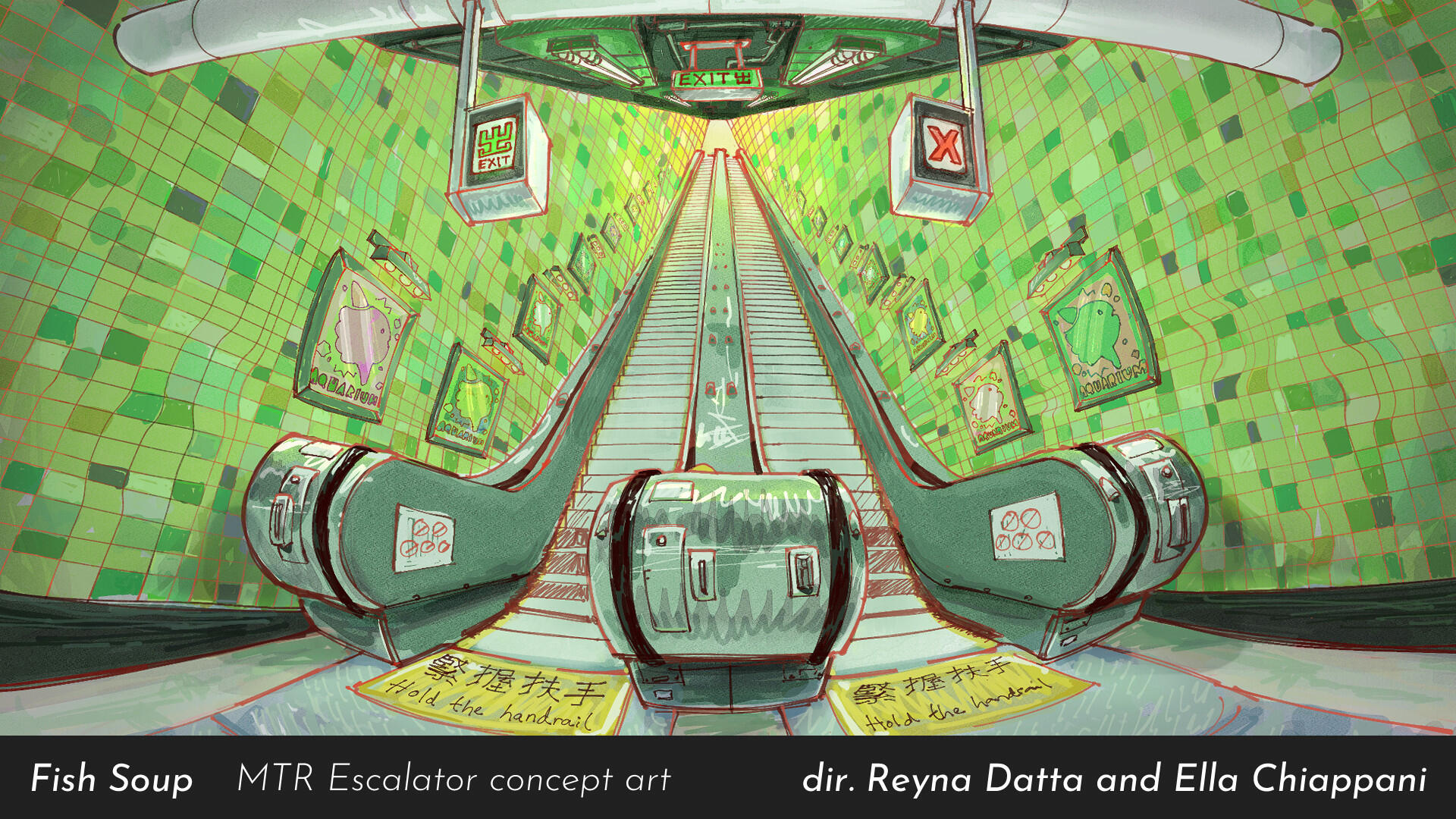 MTR escalator concept art