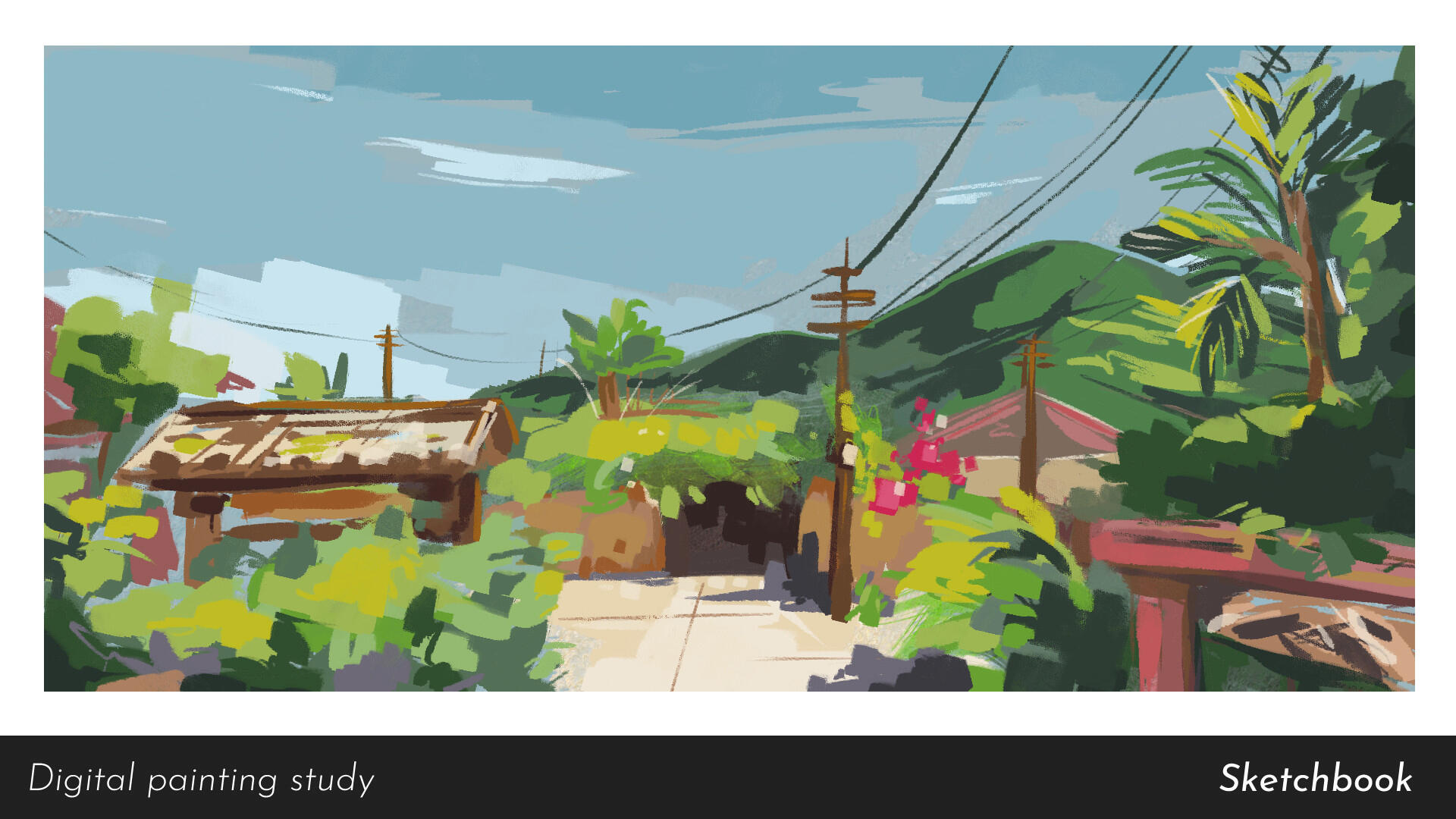 São Paulo mapcrunch study - Digital painting
